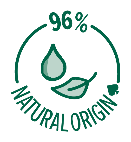 96% naturlig opprinnelse
